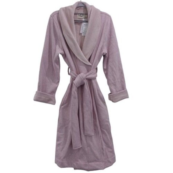 NEW UGG Women's Duffield Robe Size S Soft Fleece Belted Pink Purple 1158534 - Picture 1 of 7